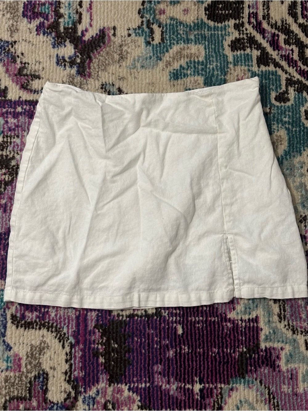 Glassons White Mini Skirt - Straight A-Line
